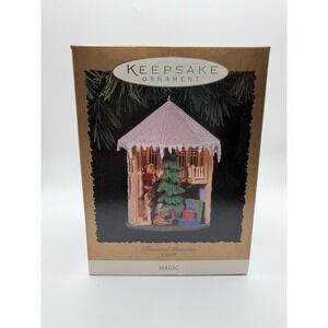 Hallmark Keepsake Ornament Magic Light 1996 Limited Edition Santa Christmas Tree